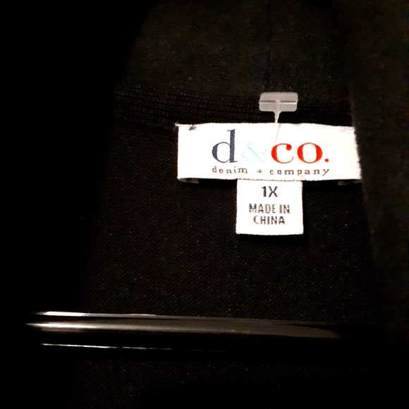 D&Co leather and fabric jacket - Picture 2 of 3